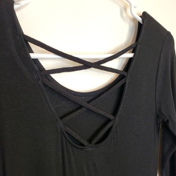 Long Sleeve Light Little Black Dress SO Authentic American Heritage XS - Picture 6 of 11